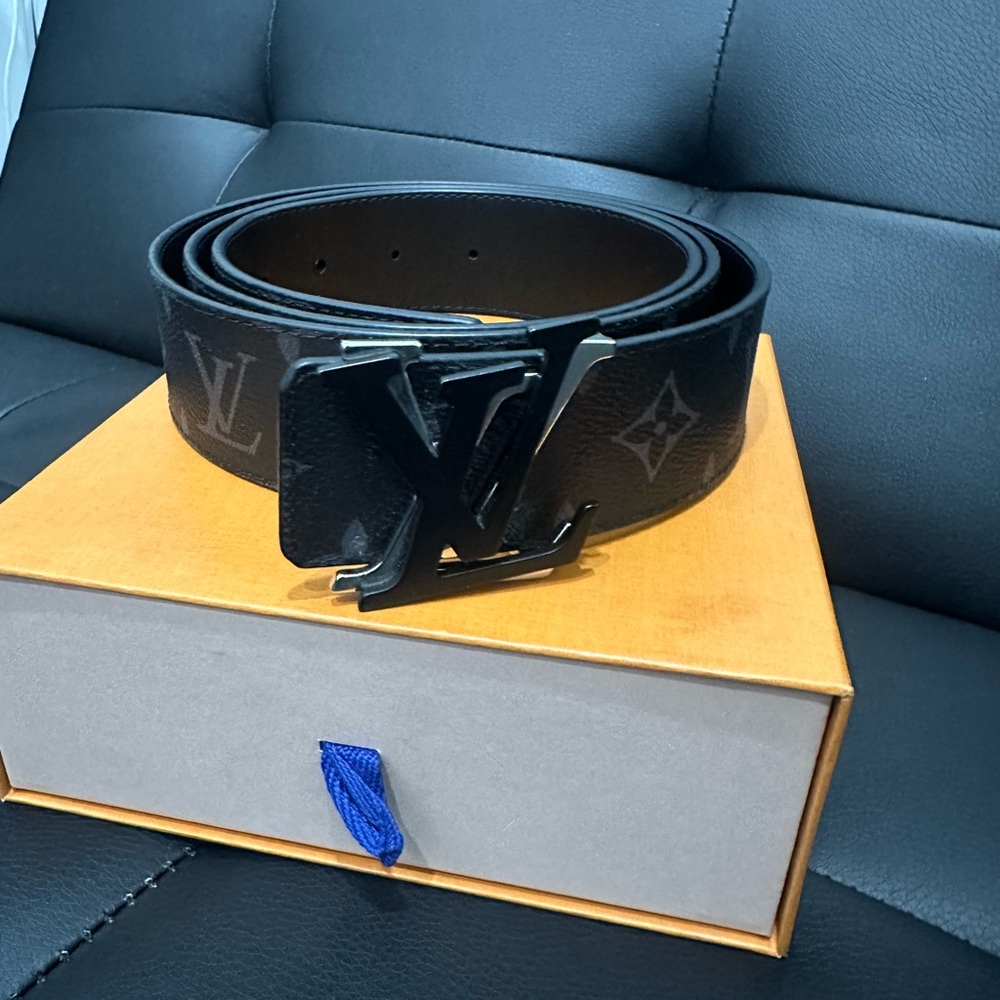 Louis Vuitton Black Monogram Belt